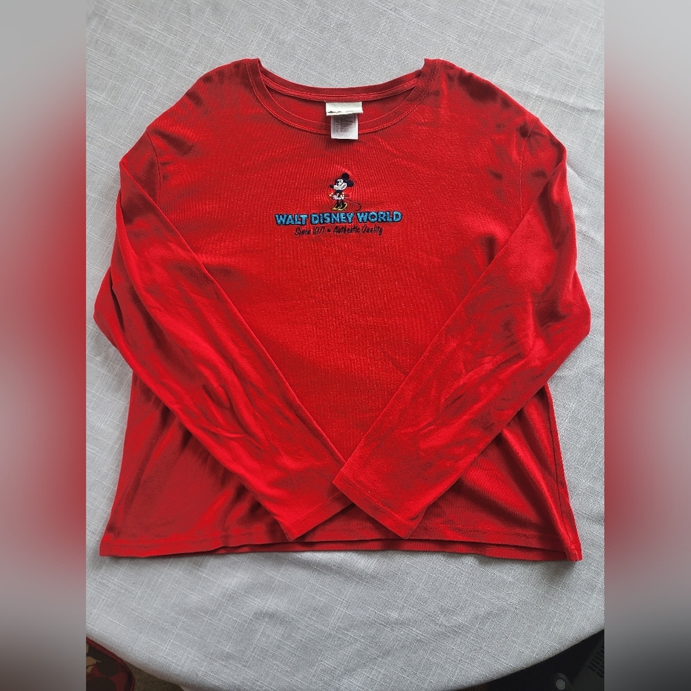 Walt Disney World "Since 1971 - Authentic Quality" Long Sleeve T-Shirt. Size- XL
